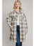 Macie Longline Shacket - Small-3X